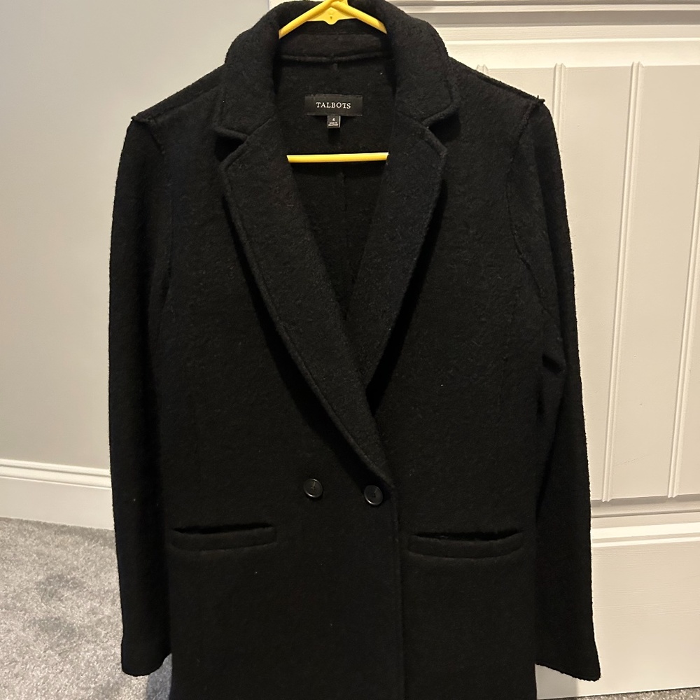 Talbots Boiled Wool Blazar Size 4